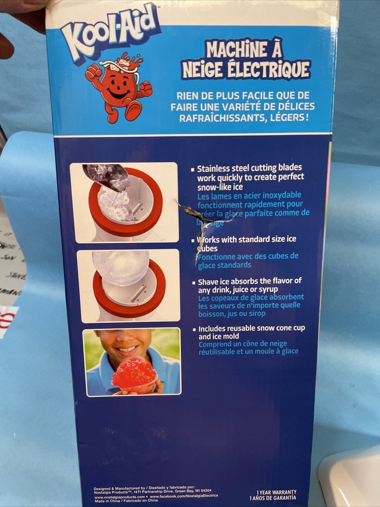 Kool Aid Electric Snow Cone Maker Ice Shavers Nostalgic Retro Electronics