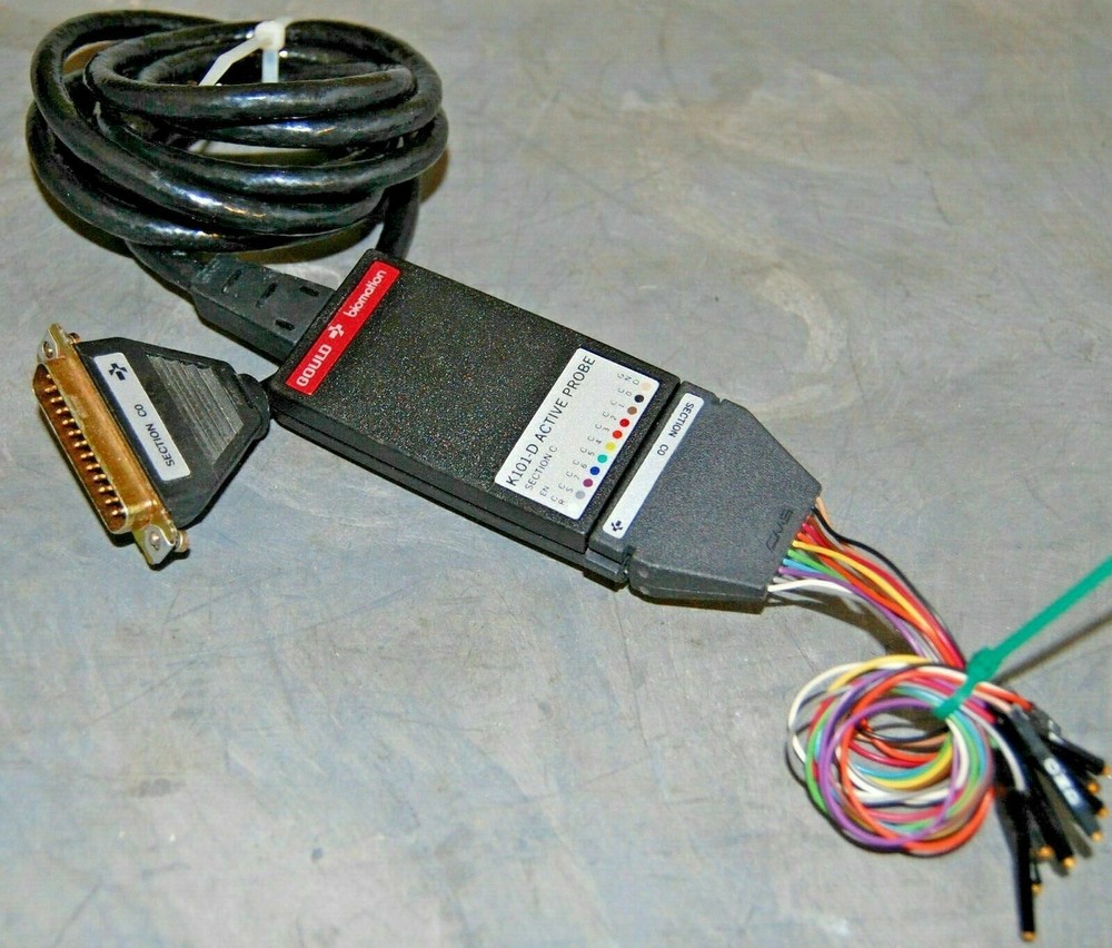Gould Biomation K101-D Logic Analyzer + (1) Active Probe w/ Section C Connectors