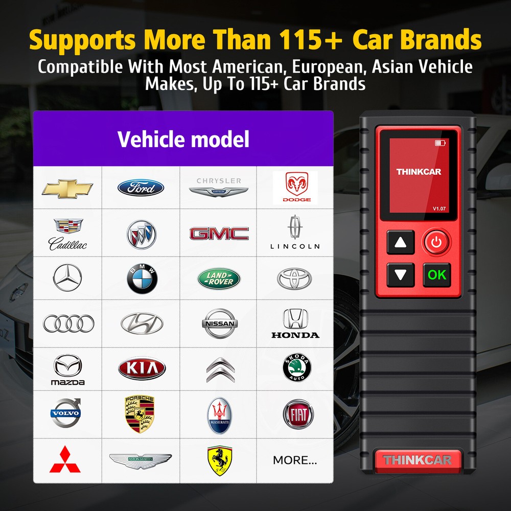 THINKTPMS G2 TPMS Relearn Reset Diagnostic Tool Tire Pressure Sensor Program