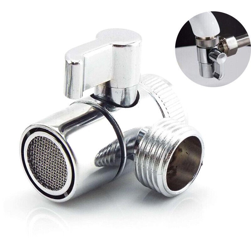 Universal Sink Valve Diverter Faucet To Hose Adapter for Kitchen Bathroom Shower
