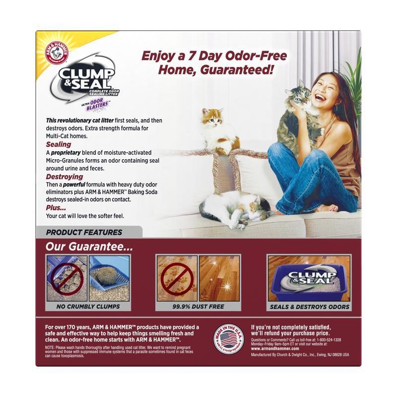Clumping Multi-Cat Cat Litter Easy Scooping Strong Odor Control Dust-Free NEW