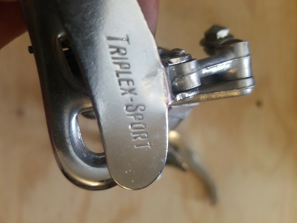 [7.40] Triplex Front Derailleur, Braze-on