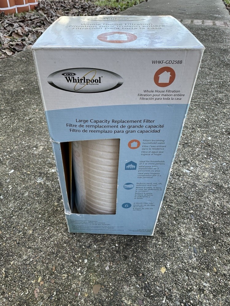 Whirlpool Large Capacity Replacement Filter WHFK-GD25BB