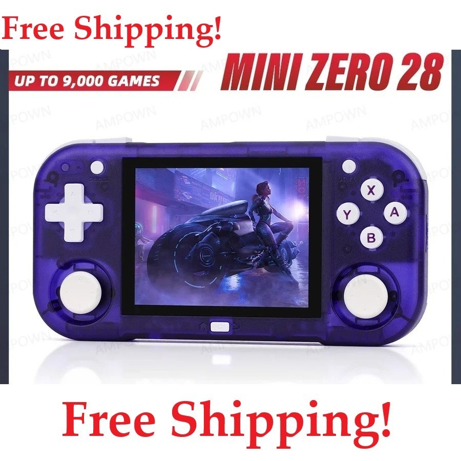 MagicX Mini Zero 28 64GB Emulation Handheld Game Console, NEW