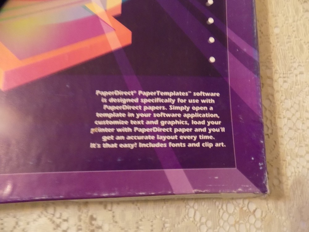 Paper Templates Software For Macintosh 4.0 Or Higher, 1993