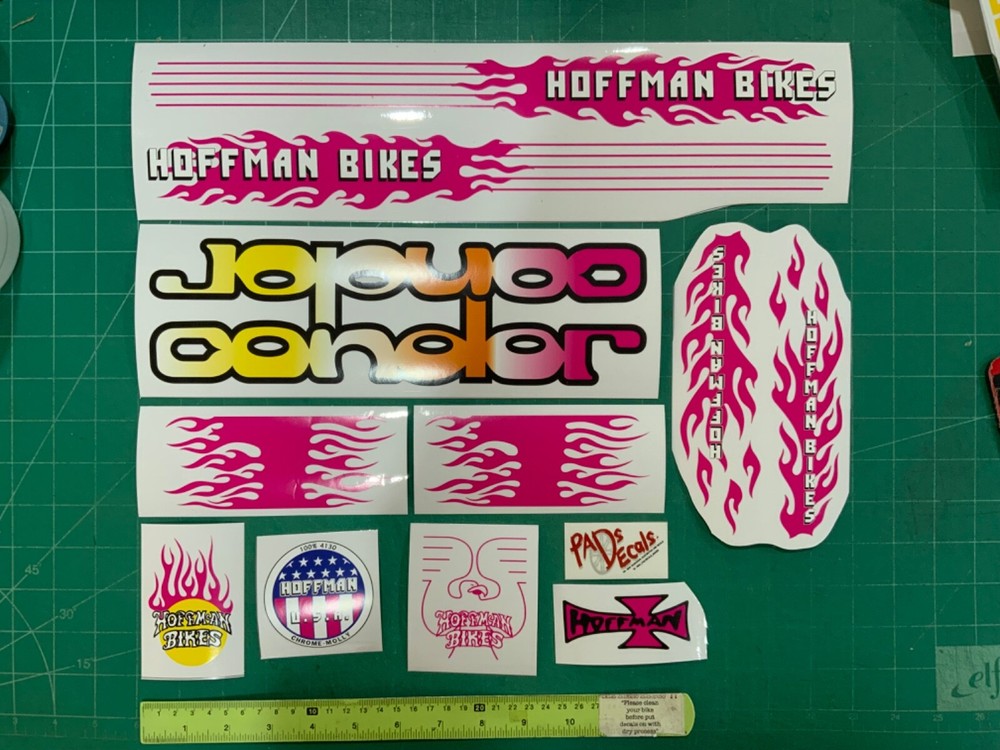 Hoffman bmx sticker decals