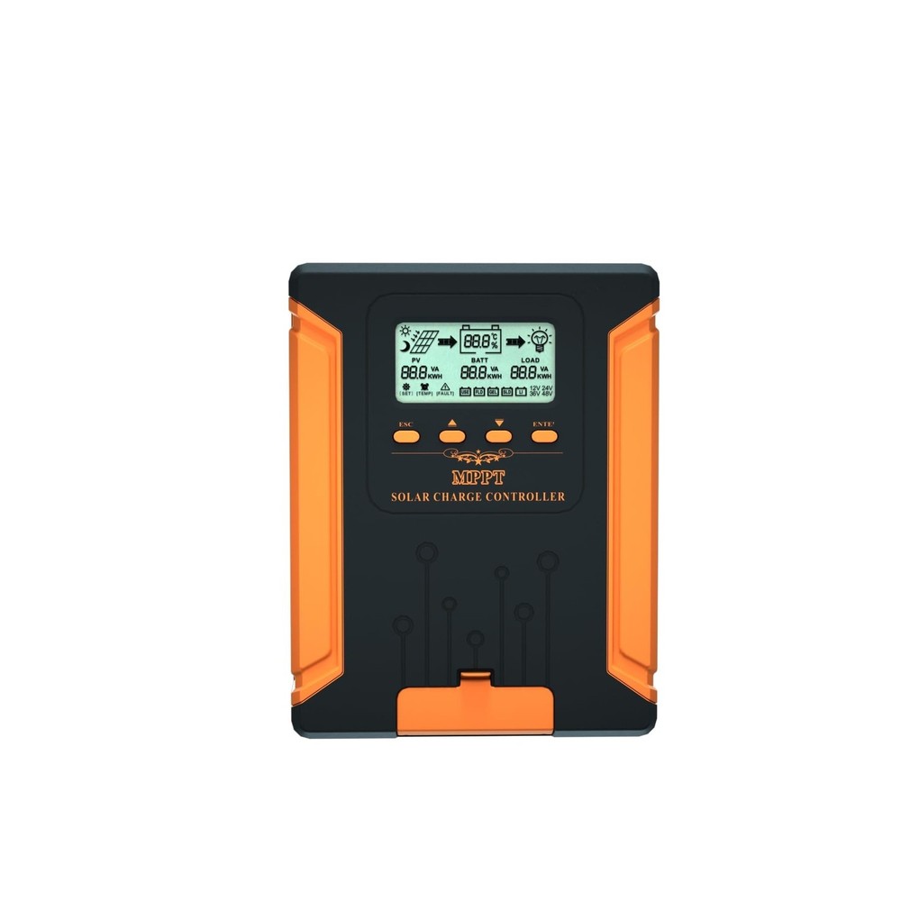 120A 12V/24V/36V/48V DC Input MPPT Solar Charge Controller with LCD Display S...