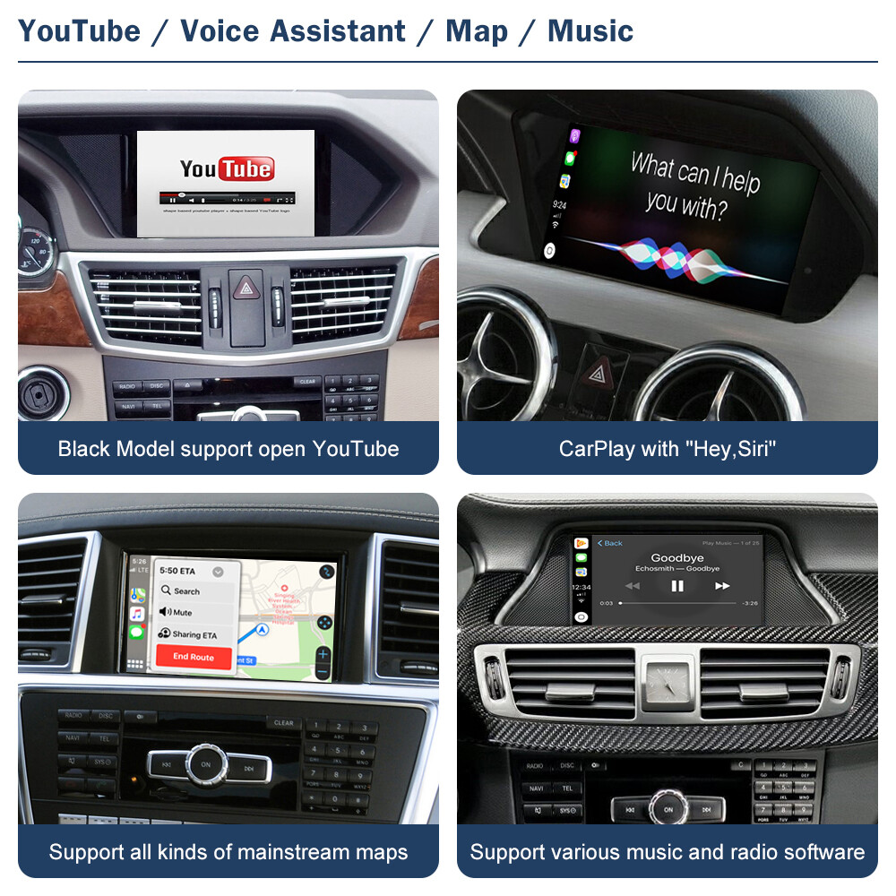 NTG4.5 Wireless Carplay Android Auto Interface For Mercedes Benz A C E CLA ML GL