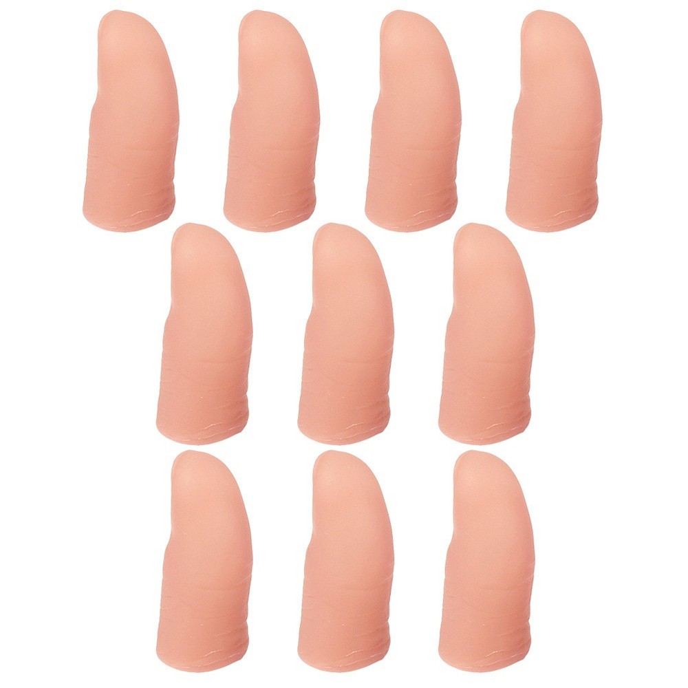 10Pcs False Finger Support Fingertip Protector Silk Thumb Finger