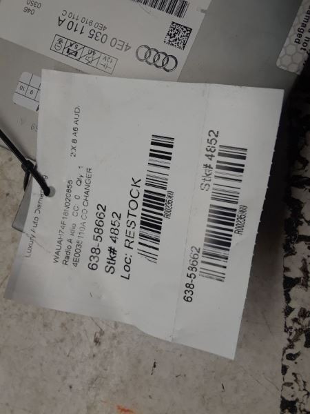 2005 2009 Audi A6 - CD Changer - 4E0035111A