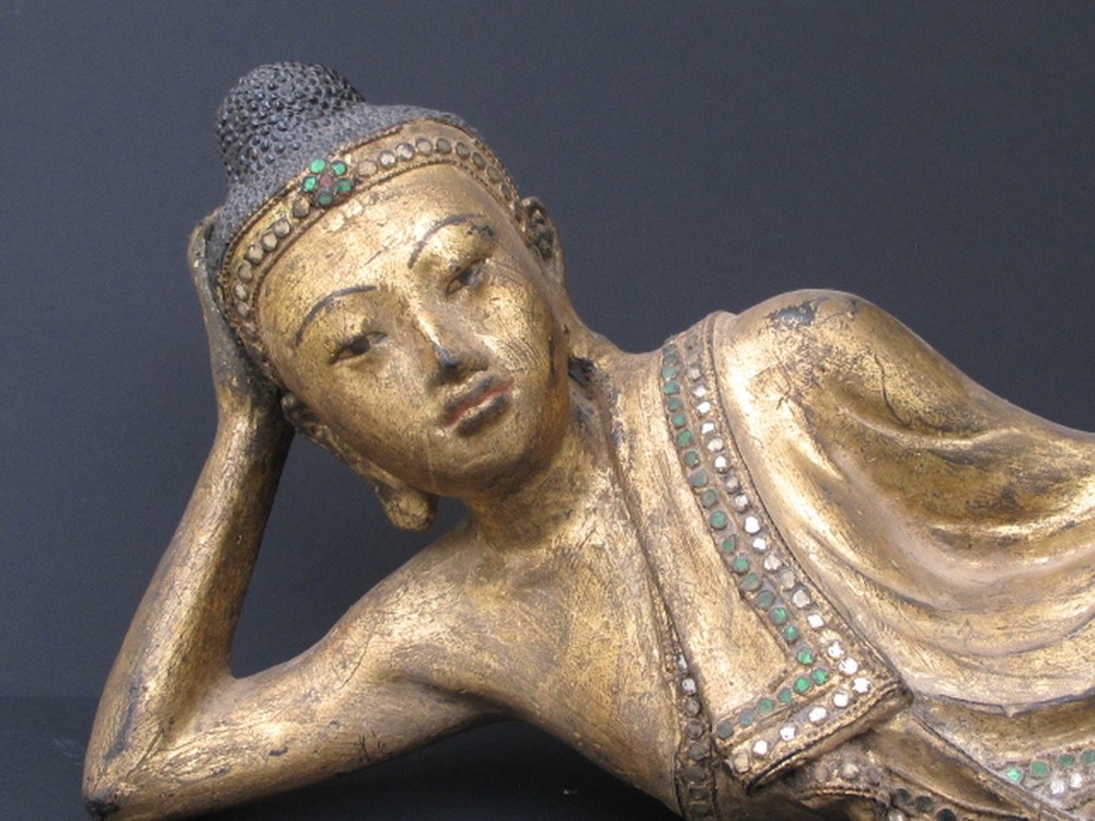 Large Paper Mâché Buddha, Burma