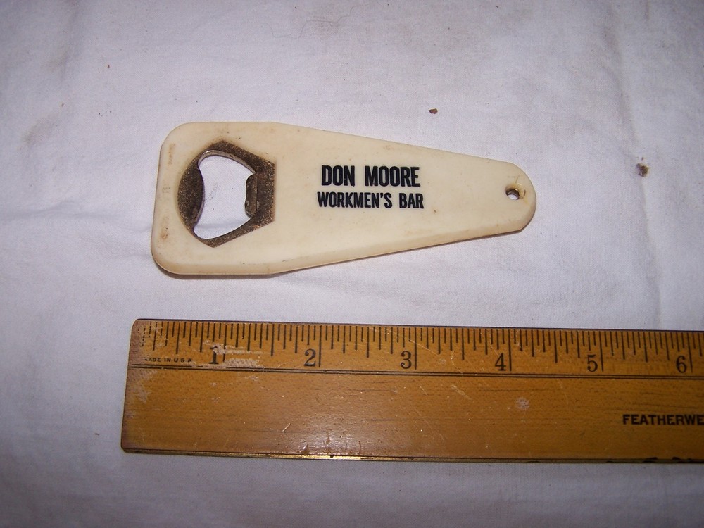 Vintage DON MOORE WORKMEN'S BAR Bottle Opener