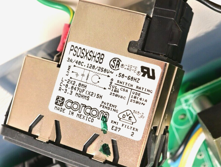 Harvard Apparatus PHD2000 Infusion Pump Controller Main Board Corcom AC Filter