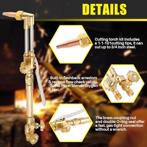 Victor Type Cutting Attachment Torch Handle Oxygen/Acetylene Cutting Welding