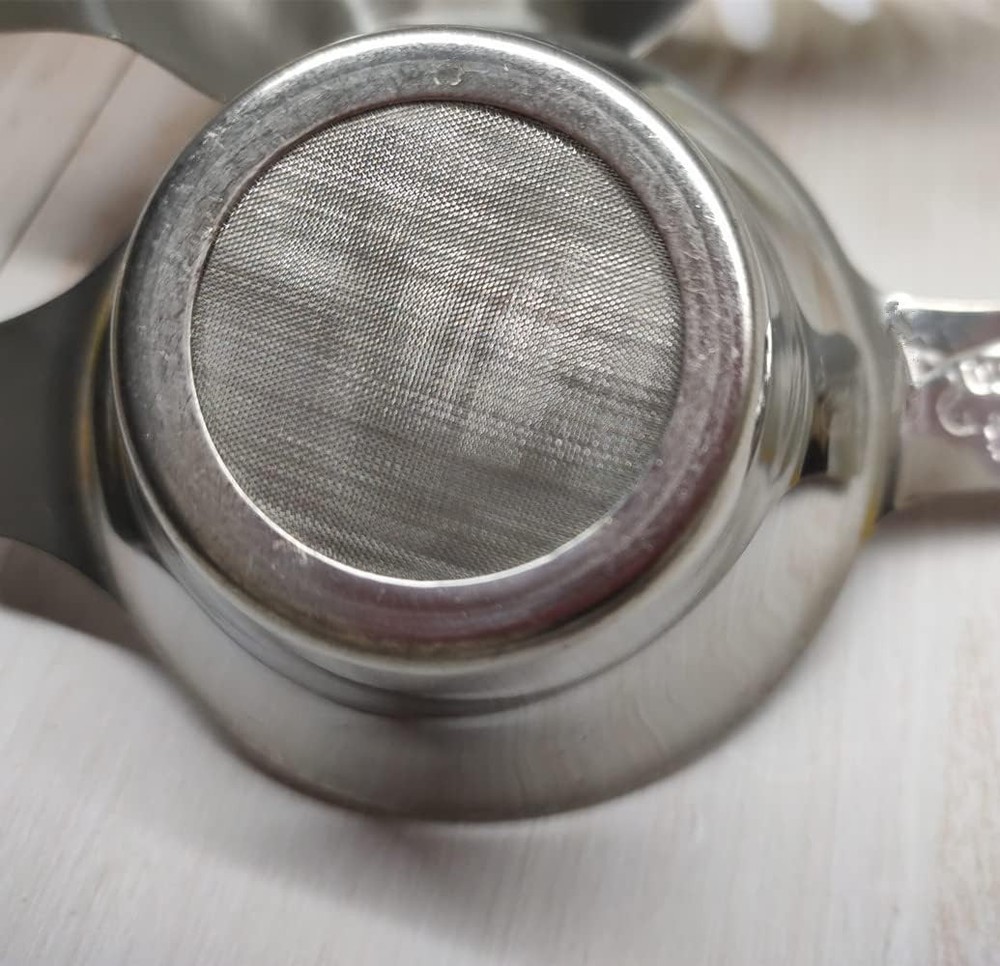 2-Pack Stainless Steel Tea Strainer Funnel Mini Fine Mesh Infuser 2 Sizes