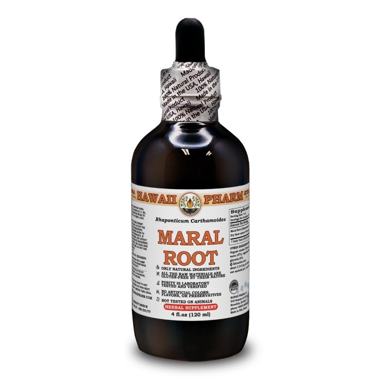 Maral Root (Rhaponticum Carthamoides) Dried Root Liquid Extract