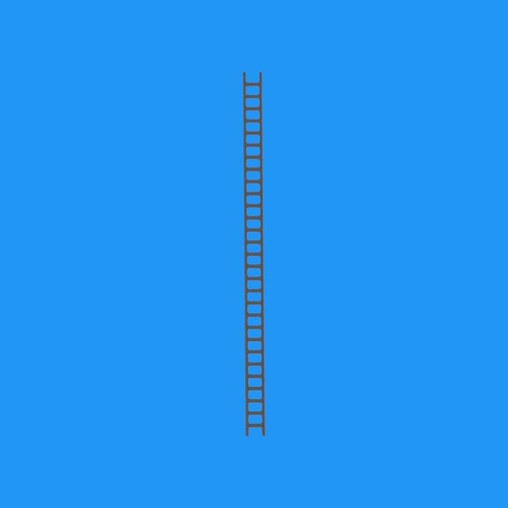 Extension Ladder (4pcs) - S Scale 1:64 - Gray