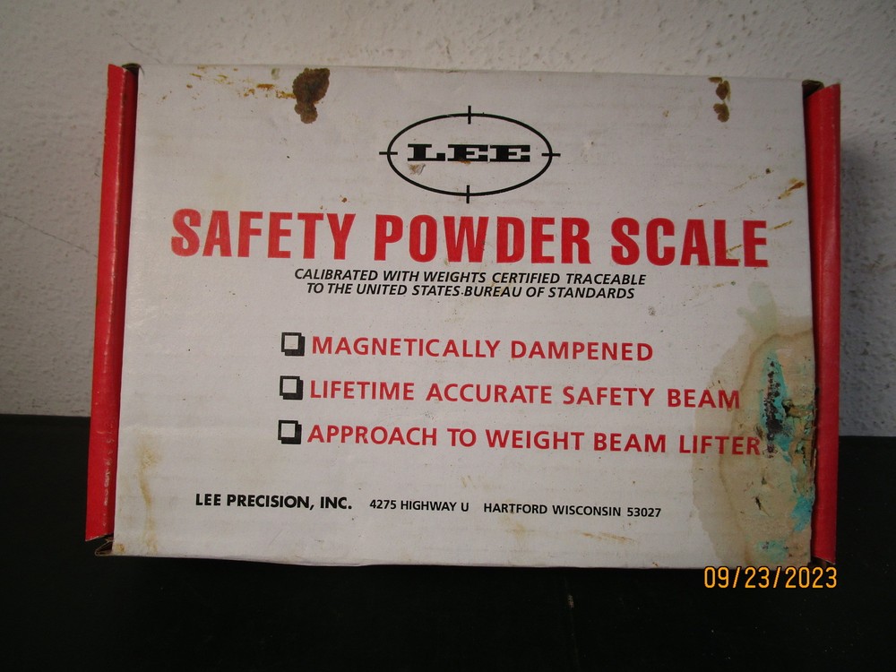 Lee Safety Powder Scale 90681