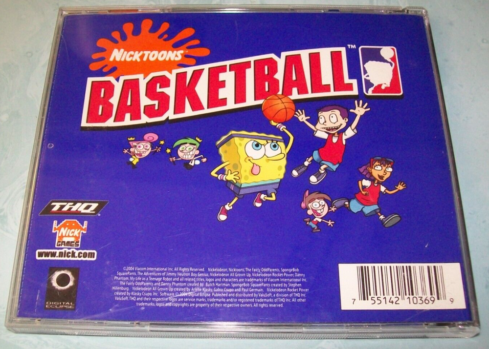 Nicktoons Basketball (PC CD-ROM, 2004) VGC
