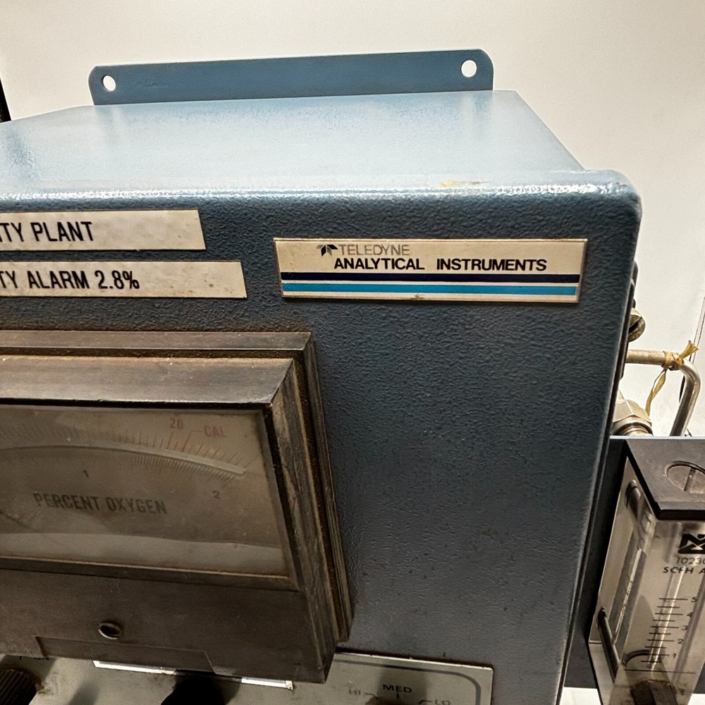 TELEDYNE ANALYTICAL INSTRUMENTS OXYGEN ANALYZER, PERCENT OXYGEN, BAKER 121631🎯