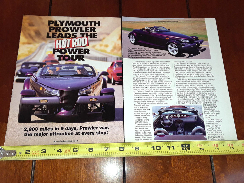 PLYMOUTH PROWLER ORIGINAL 1996 ARTICLE