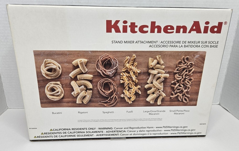 Authentic Genuine KitchenAid KSMPEXTA Gourmet Pasta Press - NEW!
