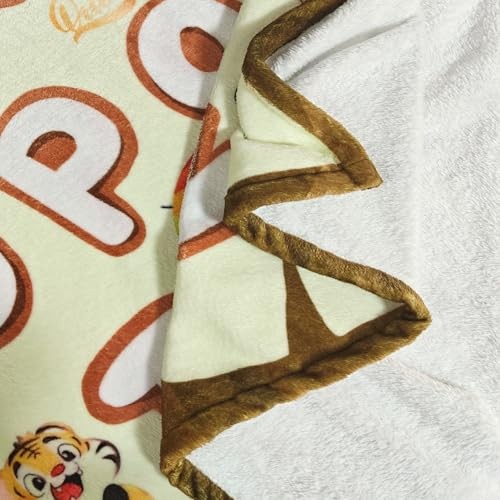 ABC Blanket Alphabet Throw Blanket Alphabets Printed Blankets 50"x60" Yellow