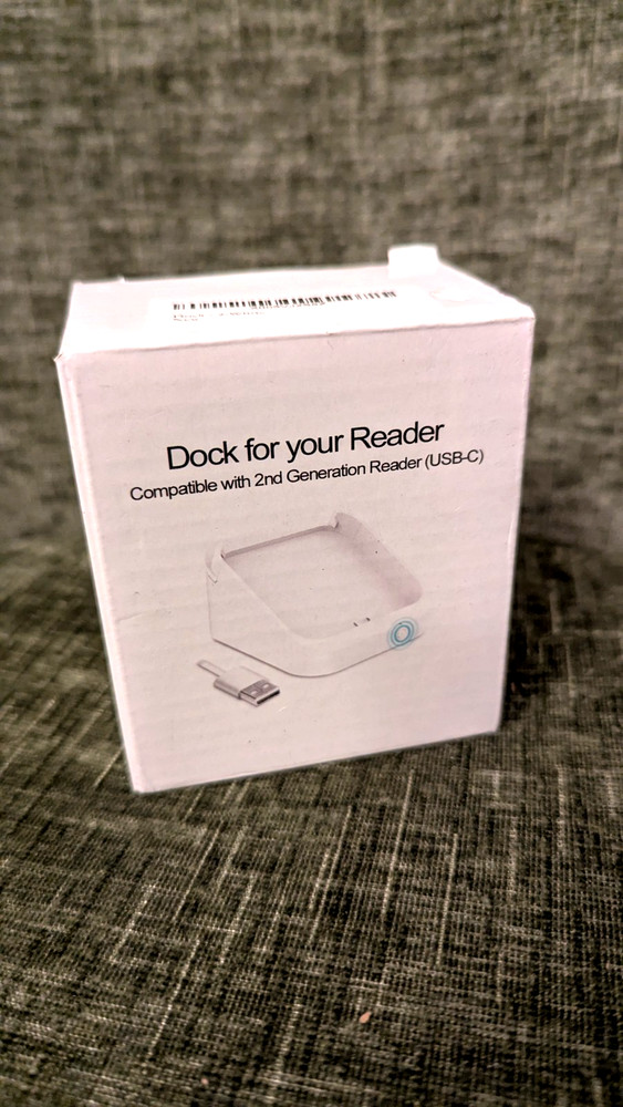 Dock Compatible with Square Reader 2nd Generation, USB Docking Station, White