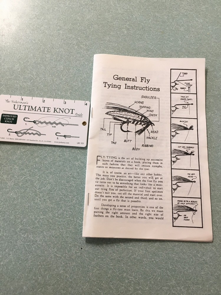 Vintage Hank Roberts deluxe Fly Tying Kit