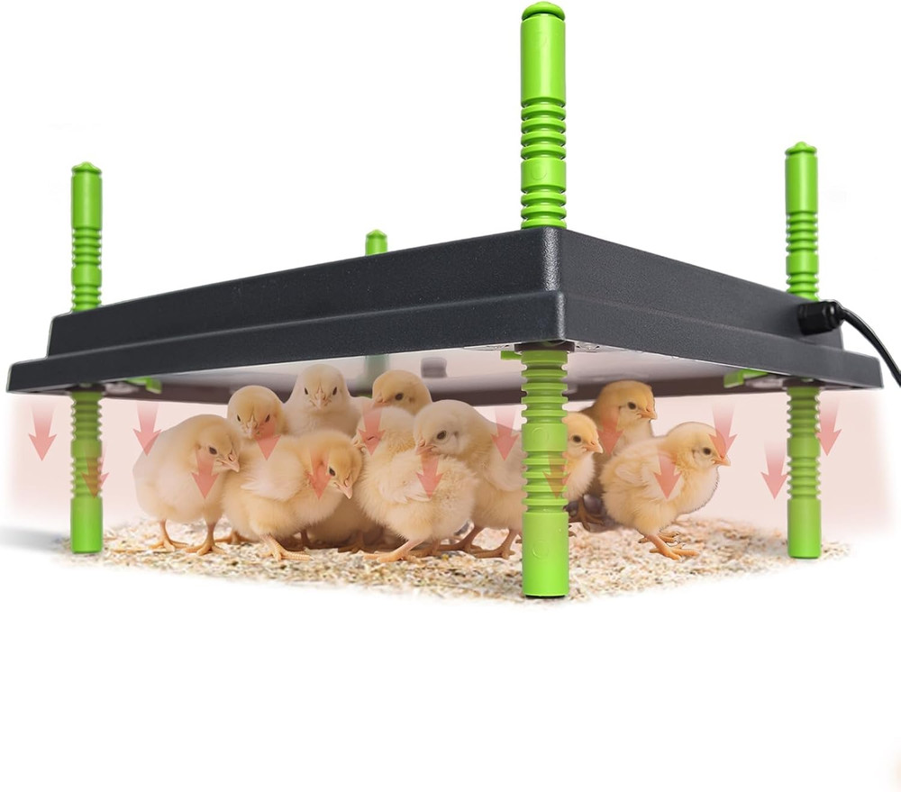 Chick Brooder Heater Plate, 12"X16" Warmer Brooder Plate for Chicks with Adjusta