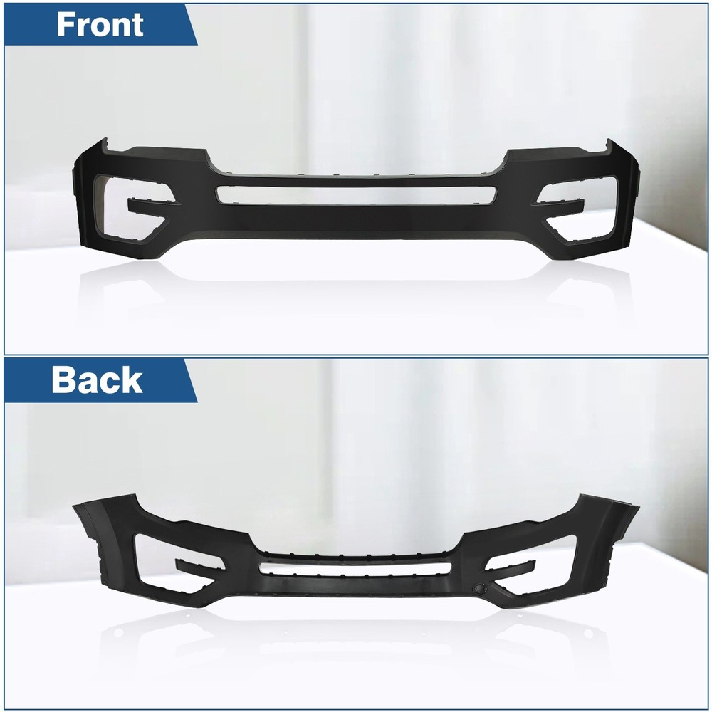 Primed Front Bumper Cover For 2016-2017 Ford Explorer W/O Senser Hole