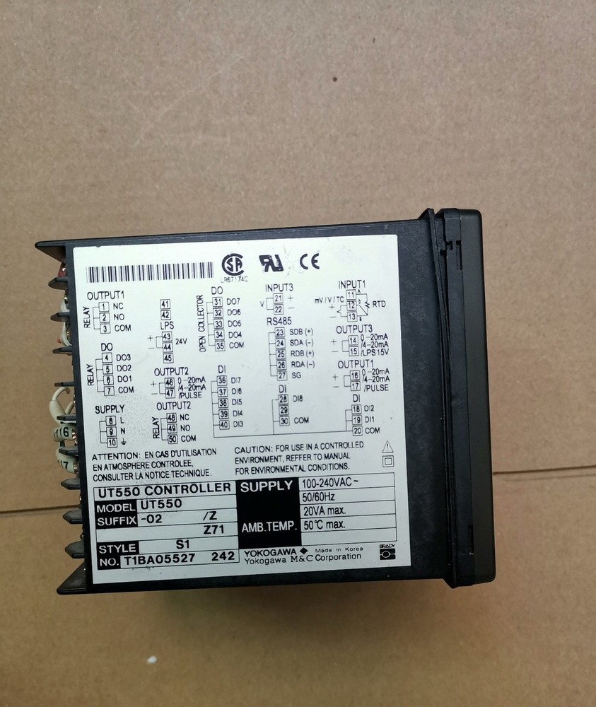 1PCS YOKOGAWA UT550-02 temperature controller
