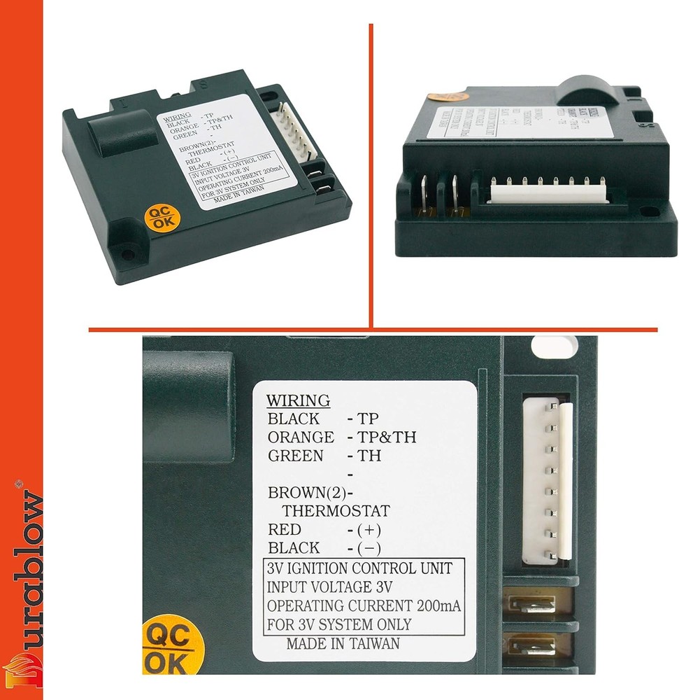 Durablow Fireplace Electronic IPI Control Module, Gas Fireplace Ignition Module