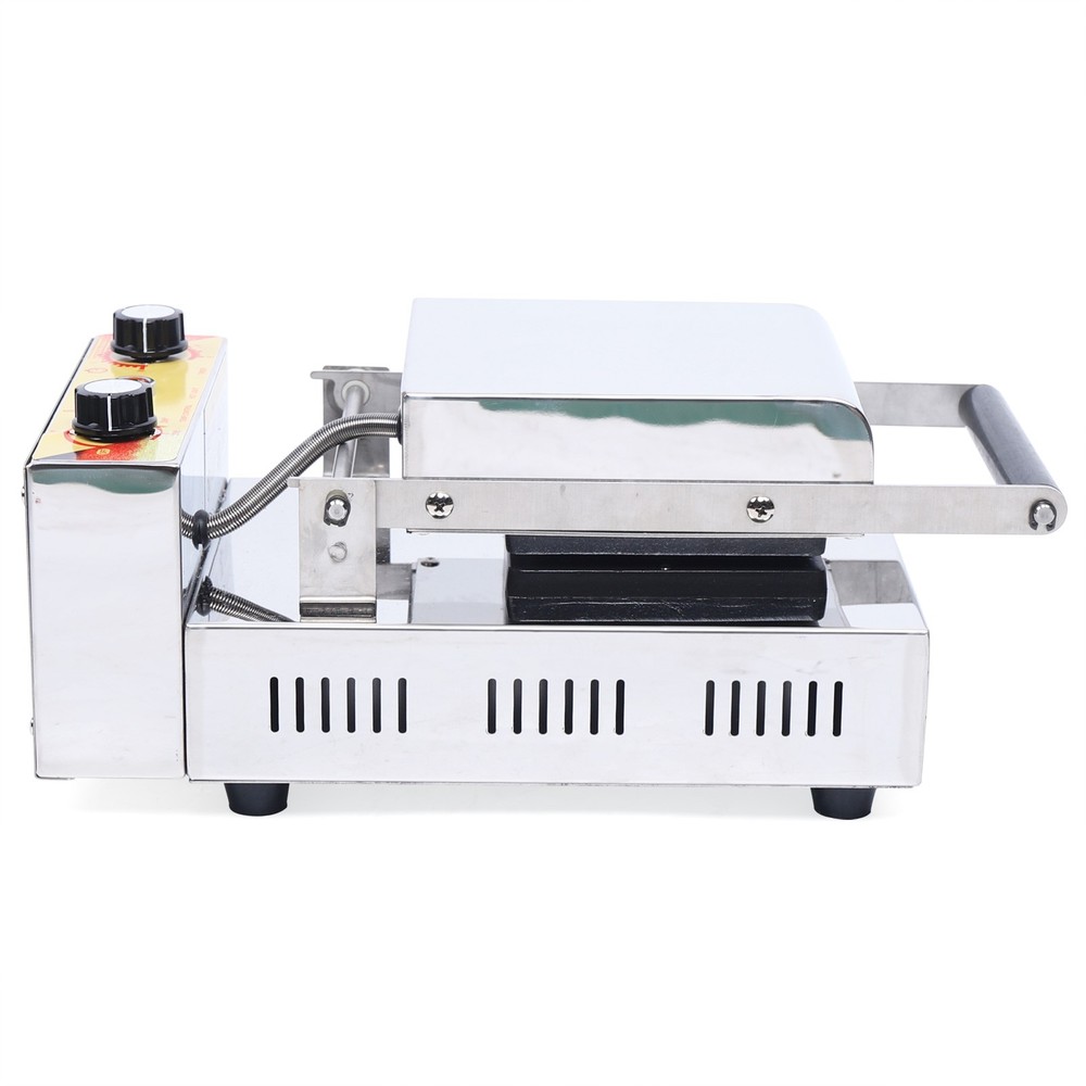 2-Side Electric Ice Cream Brioche Sandwich Making Machine Panini Press Maker