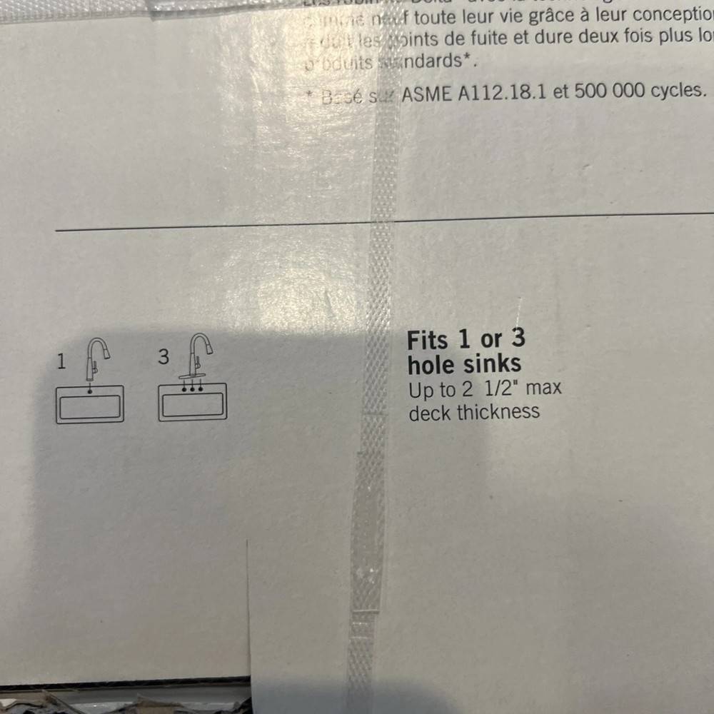 NEW! Delta 19810-DST Chrome Single-Handle Pulldown Kitchen Faucet Free S&H!