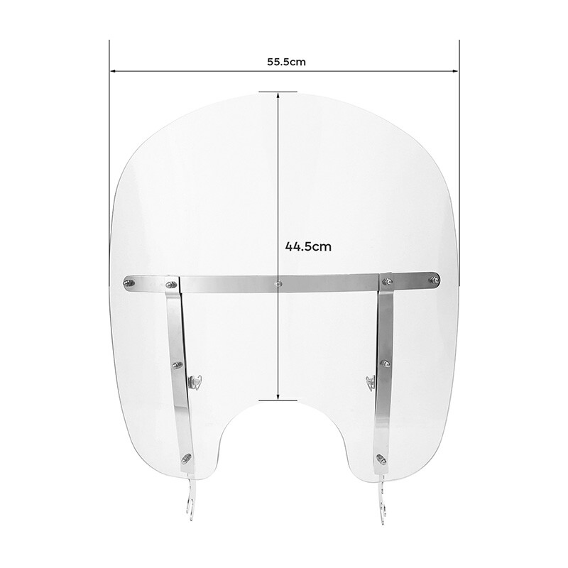 Low Windscreen Windshield Fit For Harley Heritage Softail Fatboy Slim 2000-2017