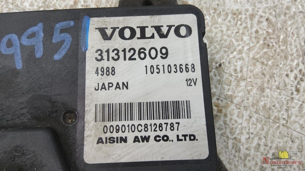 BODY CONTROL MODULE COMPUTER 2012 S60