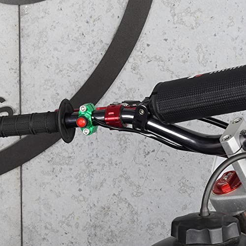 CNC Universal Motorcycle Engine Stop Start Kill Switch Button with Green