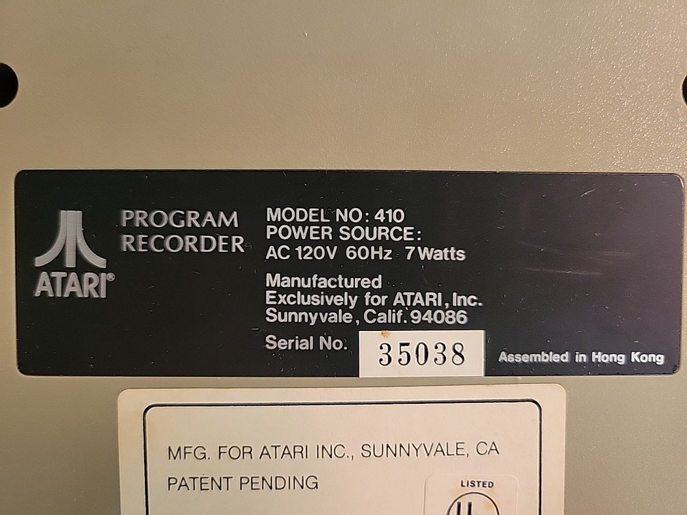 ATARI PROGRAM RECORDER amc38-41003 transformer