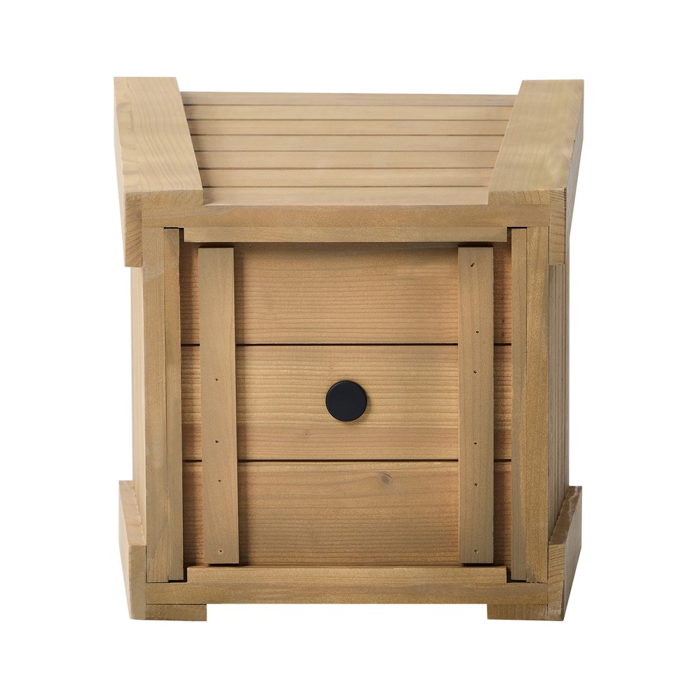 16 in Tall Wood Planter