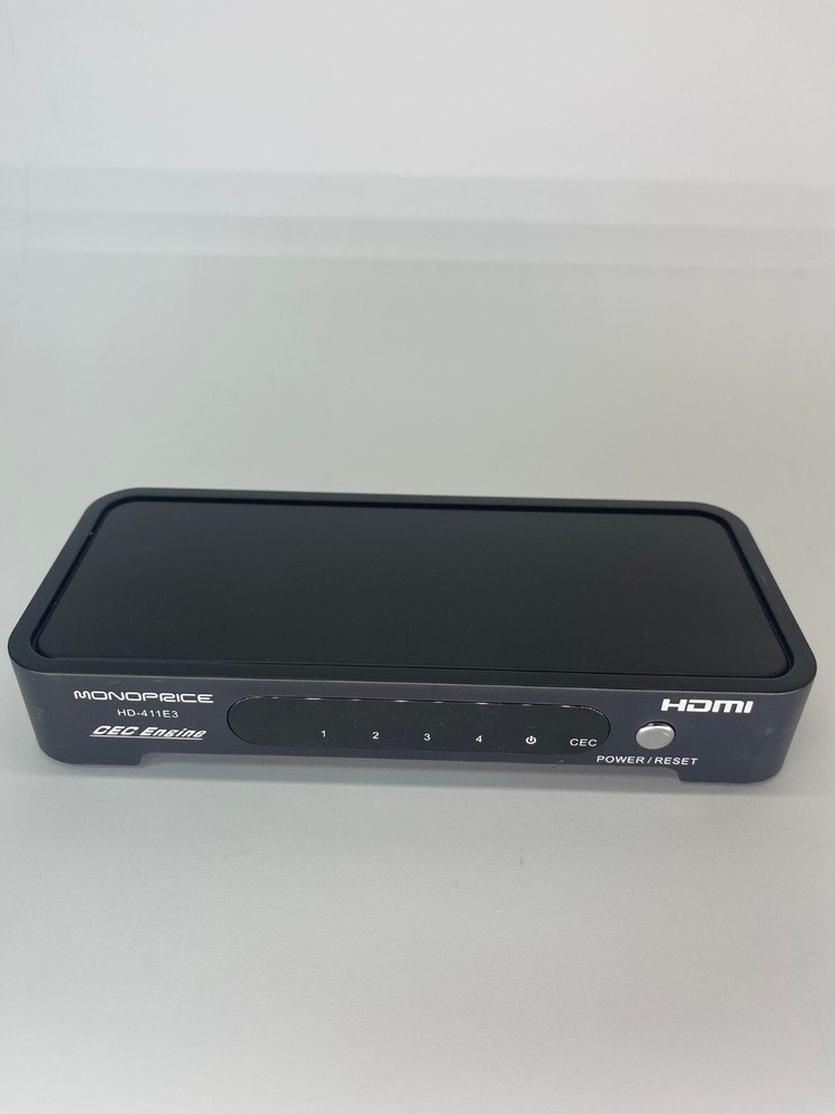 MONOPRICE  4x1 Enhanced HDMI Switch with CEC Engine Model: HD-411E3