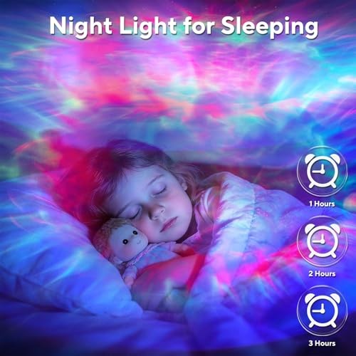 Galaxy Projector for Bedroom, Nebula Ceiling Led Lamp with Remote & White
