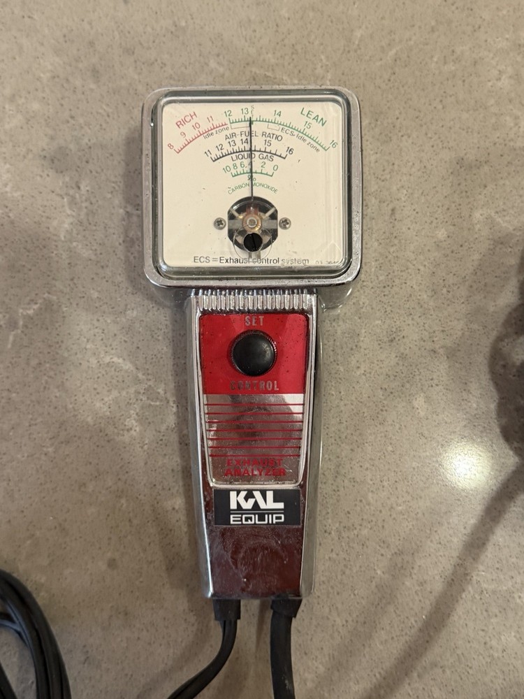 Kal Equip R-89 Portable Exhaust Analyzer - Read Description