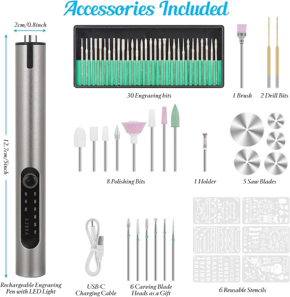 Customizer Engraving Pen (Formerly Culiau): Ultimate Cordless Portable Tool