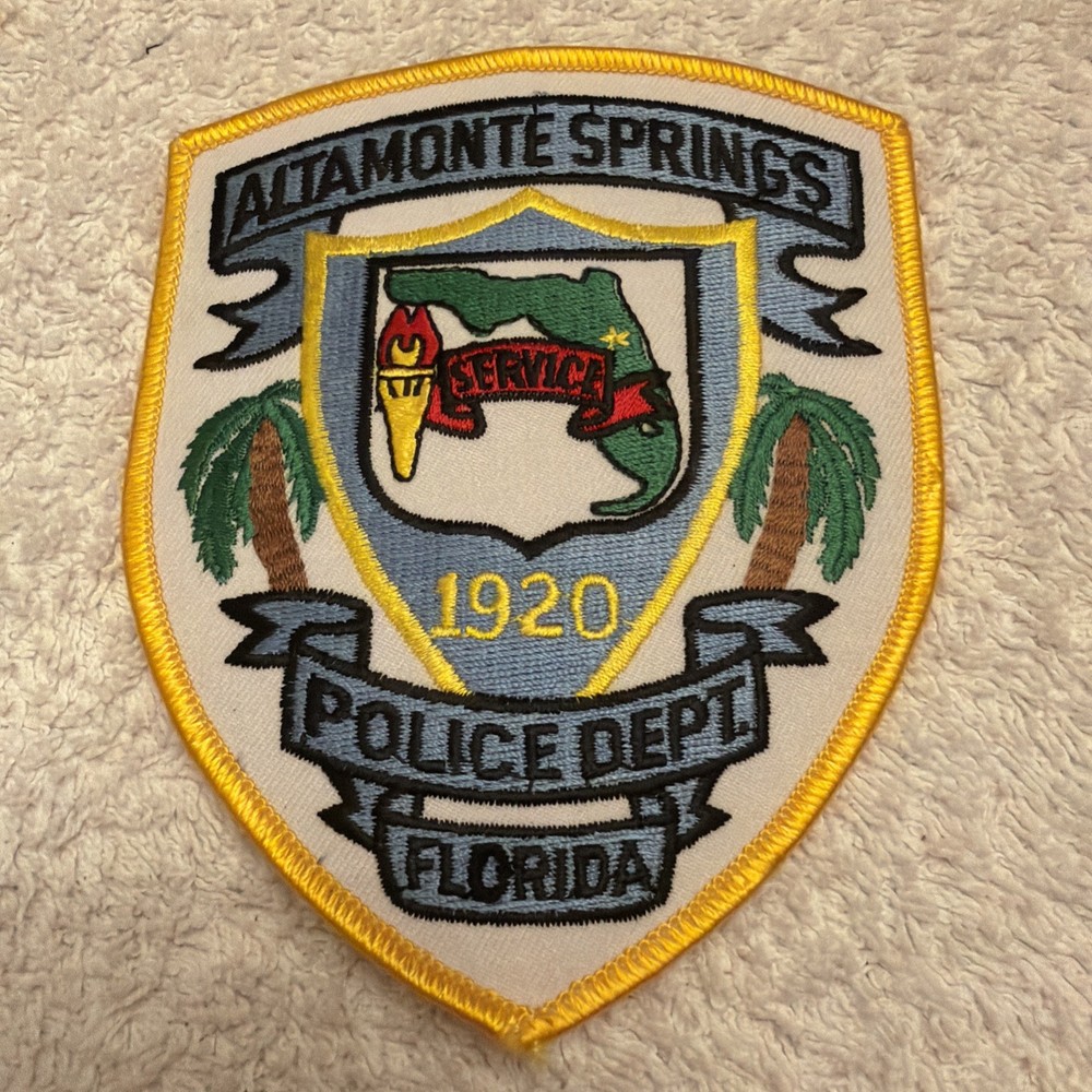 Altamonte Springs Florida Police Patch  B-2 Vintage