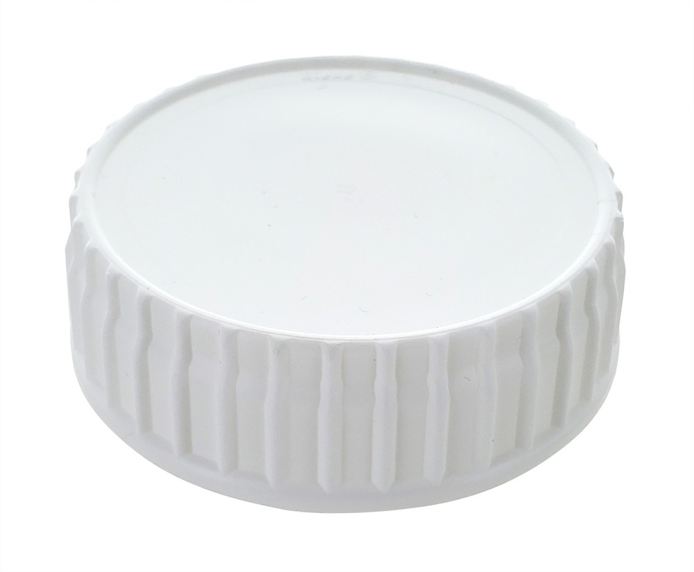 White Plastic 63mm Cap