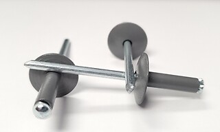 Gray 3/16" Rivet Small Head Exploding Banana Peel Aluminum Pop Rivets 250 pack