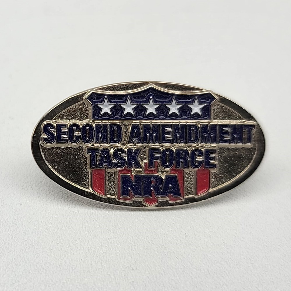 ⭐️ NRA Second Amendment Task Force Hat Lapel Gun Pin National Rifle Association