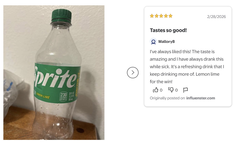 (Pack 2) Sprite Lemon Lime Soda 16.9 fl Oz Each 6 Pack Bottles