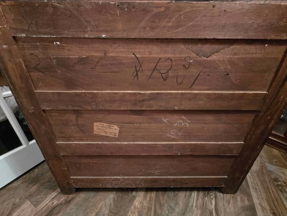 Antique Tiger Oak Buffet Sideboard Decorative